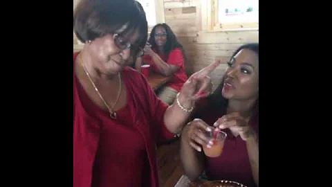 Kenya Moore and OLG's Aunt Bertha on Thanksgiving