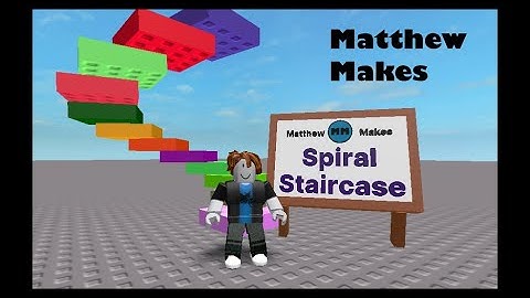 Scripting Roblox Studio : Spiral Staircase
