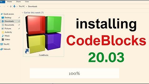 How to Install CodeBlocks ( IDE 20.03 ) with MinGW for C and C++ Programming on Windows 10