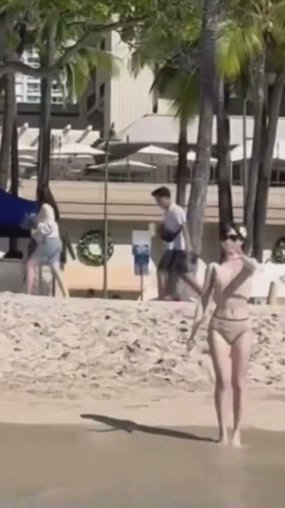 元HKT48 運上弘菜 ホノルルワイキキビーチ #honolulu #waikiki