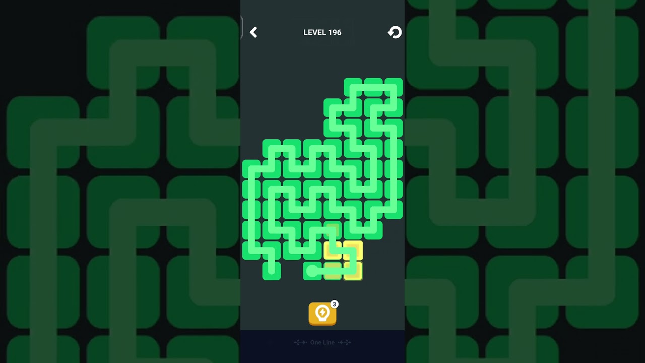 Block Blast One Line Level 196 Solution & Walkthrough | Puzzle Game (Android & iOS Shorts)