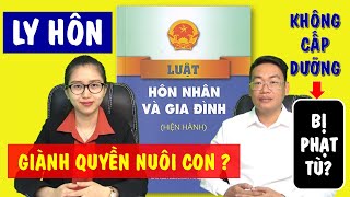 LY HÔN - quyền NUÔI CON được giải quyết như thế nào || Luật sư trả lời