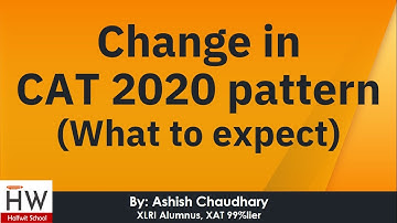 CAT pattern changed || What to expect? || CAT 2020