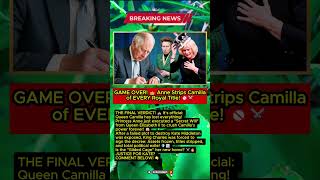 Celebrity ROYAL EXILE! 🏰 William & Anne Lock Camilla in a Gilded Cage! ⚔️🔐 Profile