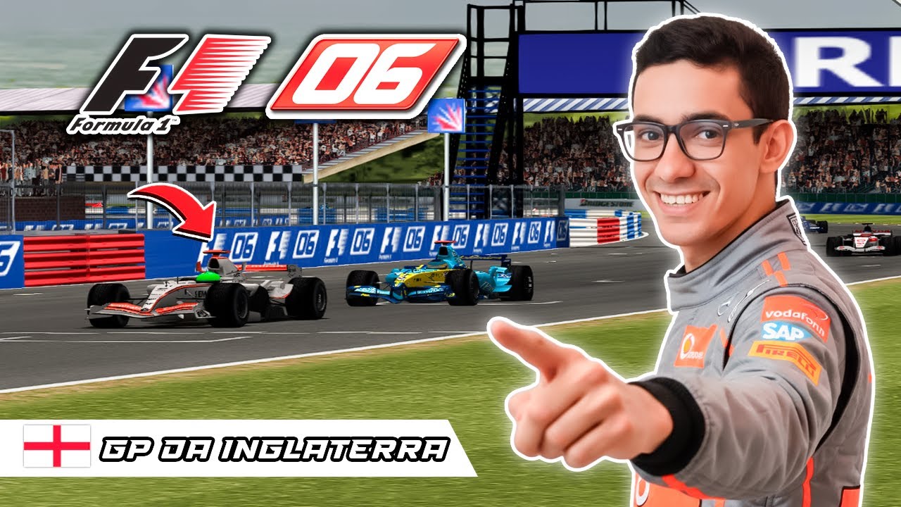 VITÓRIA SUADA na INGLATERRA | F1 2006 PS2 | MODO CARREIRA (Ep. 27 – T2)