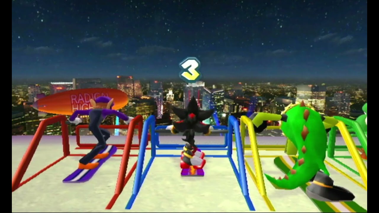 Mario & Sonic at the olympic winter games Finding santa claus