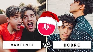 Martinez Twins vs Dobre Twins Christmas Musical.ly Battle / Who's the Best