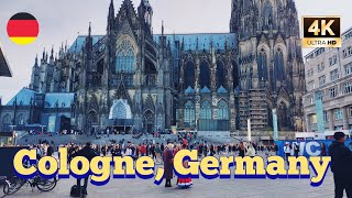 Cologne City, Germany/Tour in Köln in Deutschland 4k