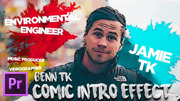 Benn TK Comic Style Intro || WORLD CRUISE! with MSC | Benn TK || Premiere Pro