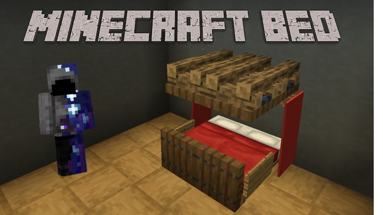 How to DECORATE A BED in MINECRAFT! - YouTube