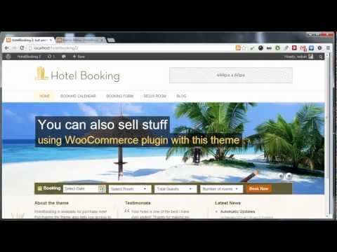 Hotel Booking 2 WordPress theme overview