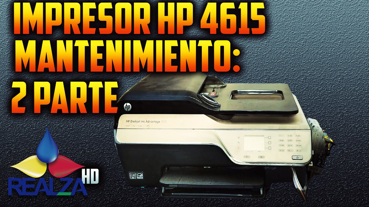 Impresora Hp 4615 mantenimiento 2 PARTE - YouTube