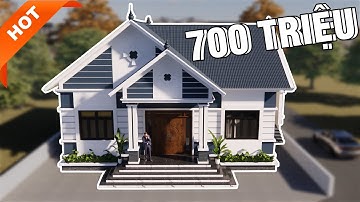 QUÁ RẺ CHO MỘT MẪU NHÀ VƯỜN MÁI THÁI SIÊU ĐẸP | MH00258