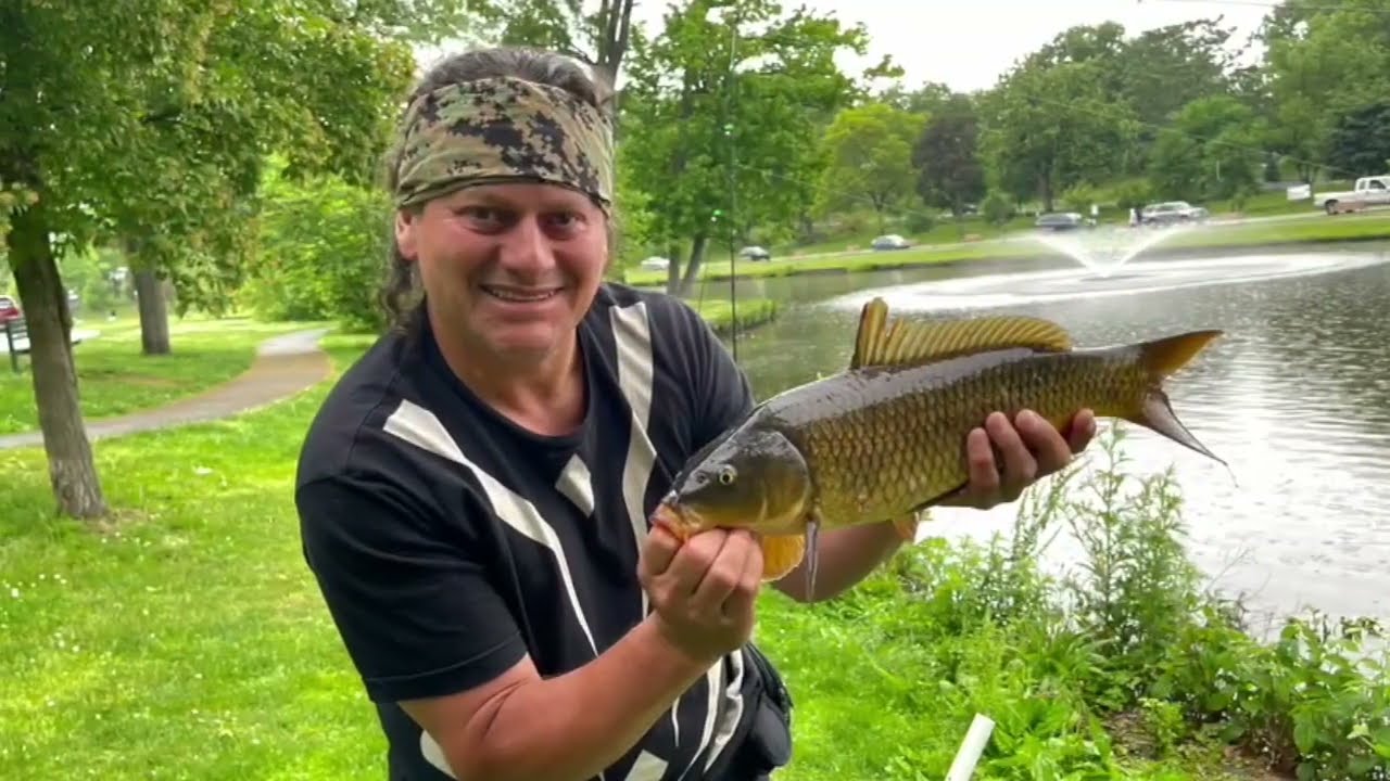 Carp Fishing in Passaic Park NJ carpfishing YouTube