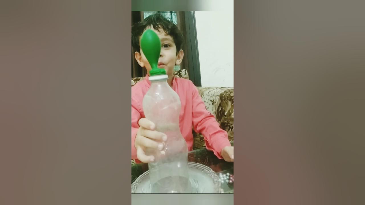 DIY Hot and cold Air science experiment with Sahibpreschooler