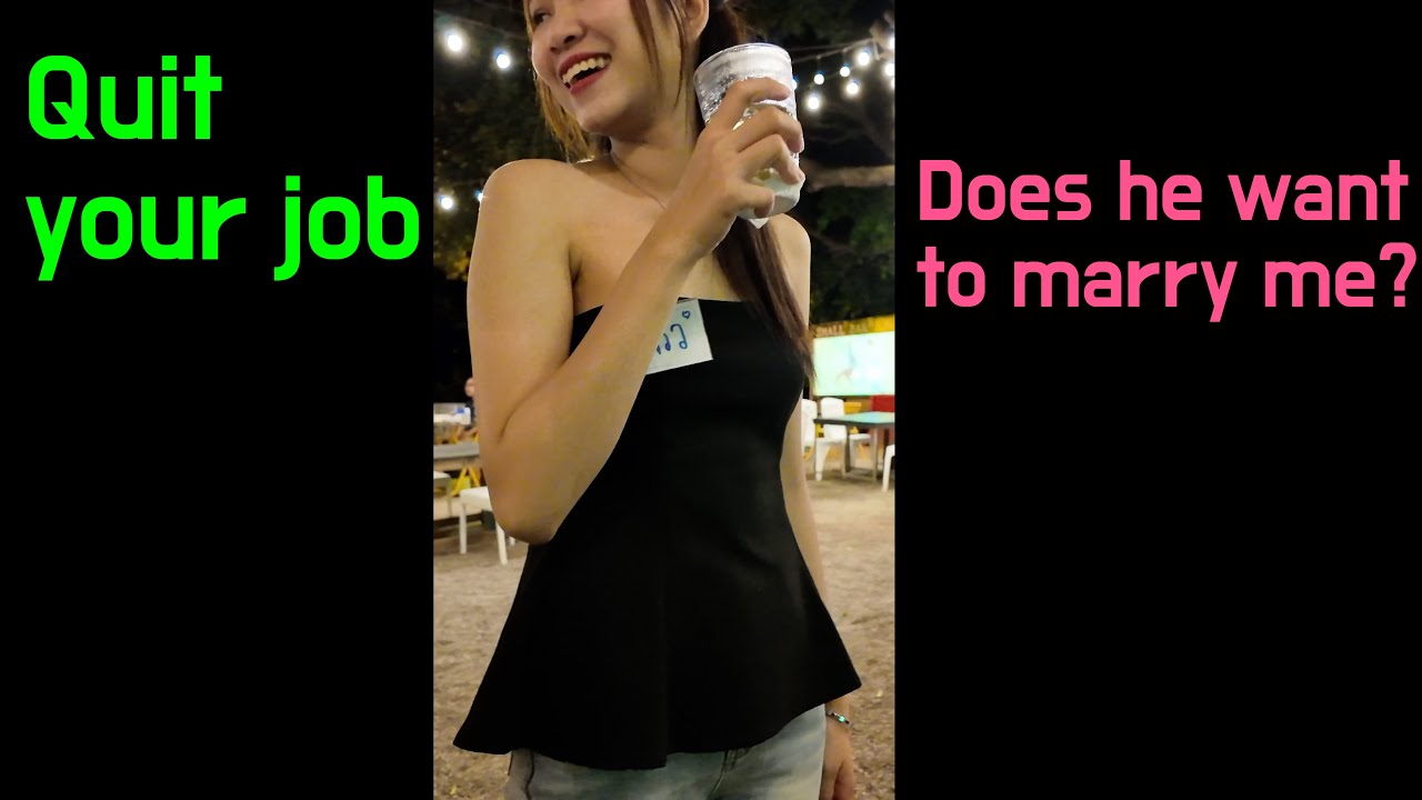 Poor Thai Waitress's False Hope🥺 I Told Her to Stop Working, But She Thought I was Proposing to Her