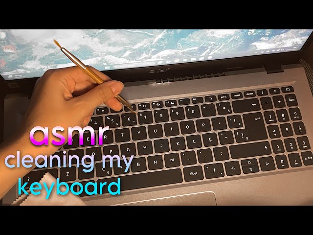 ASMR LIMPANDO MEU TECLADO