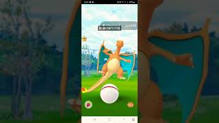 Catching Charizard , Setting The Circle For Excellent Throw