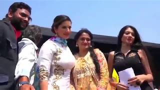 Sunny Leoan Dance And Sapna Choudhary Competiton