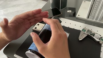 3D machine LenMark software curve marking operation video - 2