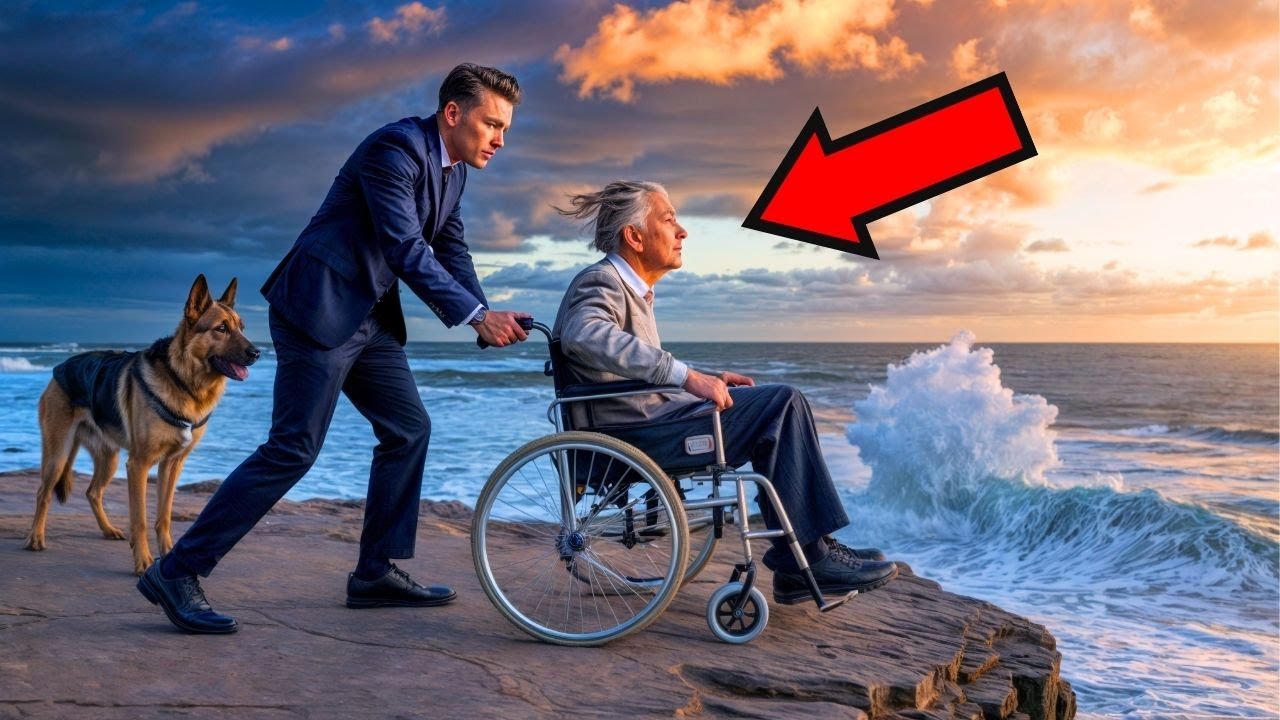 ELDERLY WHEELCHAIR USER IS PUSHED OFF A CLIFF BY A MILLIONAIRE AND LOOK ...