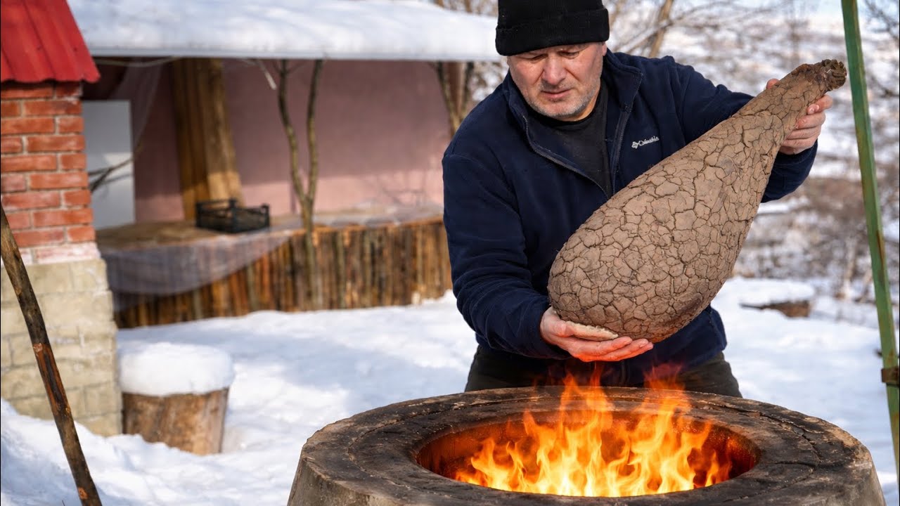 Баранья нога, запечённая в глине | Lamb Leg Baked in Clay
