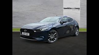 Mazda3 2.0 SKYACTIV-G MHEV Sport Lux Automatic Deep Crystal Blue 41,748 Miles 3 Owners - LD69 HKP