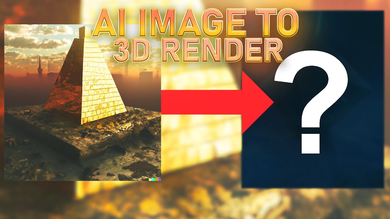 I recreated AI Images in to 3D Renders - YouTube