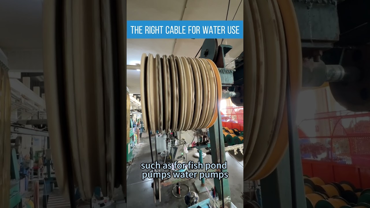 Waterproof Rubber Cable | Safe Power for Pumps & Lighting