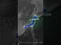 Earthquake in Japan #pakistan #facts #maps #youtubeshorts #japan