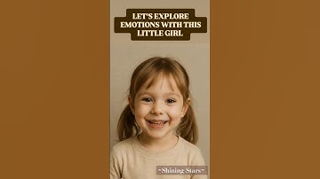 Human Emotions with a Little Girl #emotions #moods #viralvideo #vocabulary #cute #learnenglish