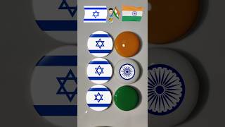 Indian 🇮🇳 Vs Israil 🇮🇱 flag coin art 🎨 #art #ytshorts #coin #indiaflag