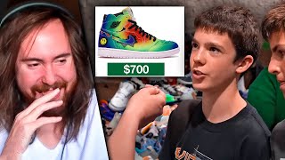 Famous SneakerCon Is CRAZY.. | Asmongold Reacts to "SneakerCon + WeddingCon" by Channel 5 Wealth