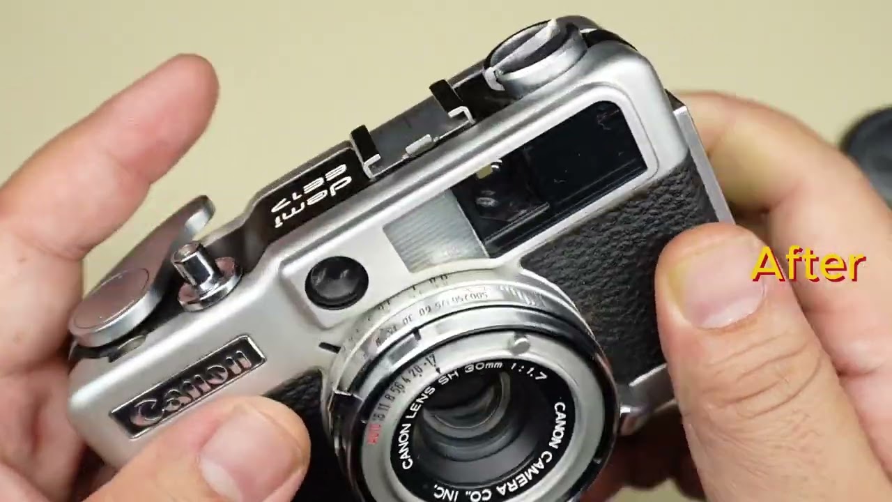 Canon Demi EE17 แก้ไขชัตเตอร์ติด