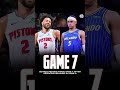 PISTONS FORCE GAME 7🔥#nba #nbaplayoffs #orlandomagic #detroitpistons #cadecunningham