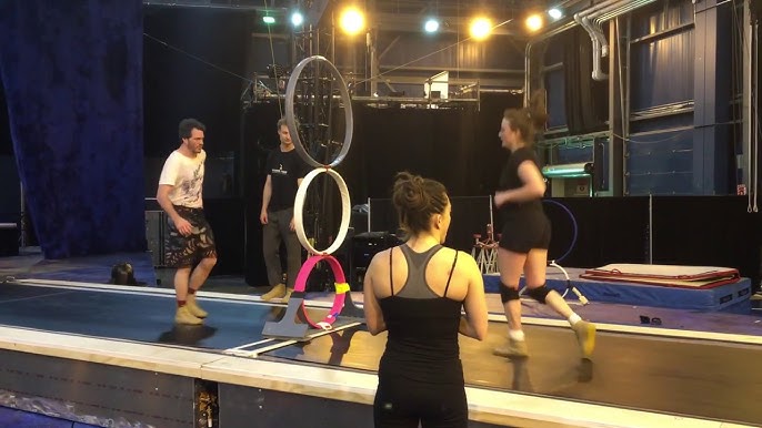 Cirque du Soleil literally jumps through hoops to put on a holiday show