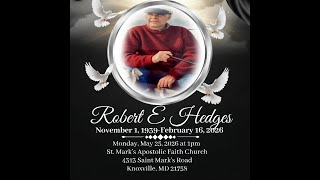 Funeral Services: Robert E. Hedges I May 25th 2026