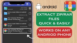 How To Extract ZIP Files On Android The Easy Way