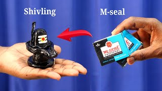 How to make Shivling with M-seal | clay art