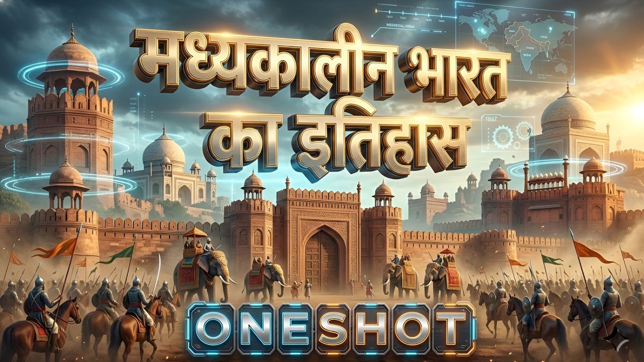 One Shot : Complete Medieval History | मध्यकालीन भारत का इतिहास | आसान कहानी में | Complete Revision
