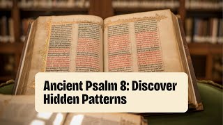 Code in an Ancient Psalm 8 | Hidden Gematria and Divine Numerical Pattern of Creation | #numerology
