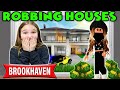 Roblox Brookhaven! Robbing Houses