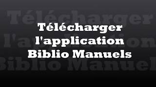 [Tutoriel] - Installer l'application Biblio Manuels screenshot 1