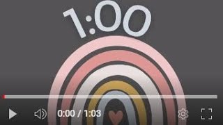 Rainbow 1 minute timer NO music Net Worth