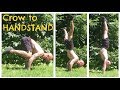 Crow Pose to Handstand Tutorial