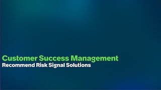 Recommend Risk Signal Solutions Ai Agent