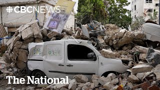 An up-close look at airstrike damage in Lebanon