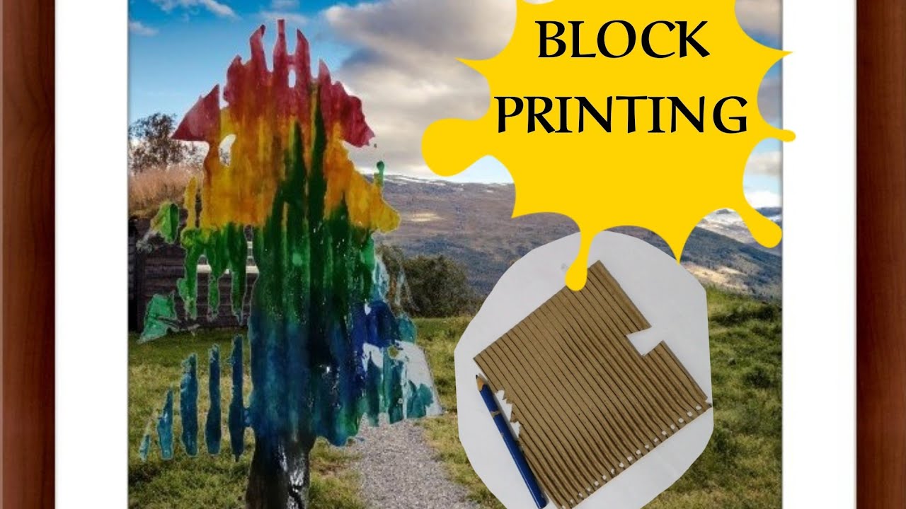 Corrugated Cardboard paper printing Art - YouTube