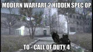 How To Get To CoD 4 From MW2 (Trip Down Memory Lane) Glitch In Spec Op - Hidden