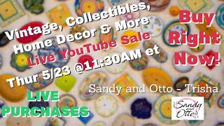 Curated Live Sale Incredible Deals on Unique Finds | May 23 @11:30am et (8:30am pt)